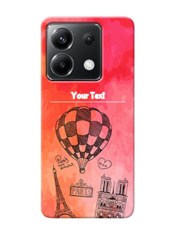 Custom Poco X6 5G Personalized Mobile Covers: Paris Theme Design