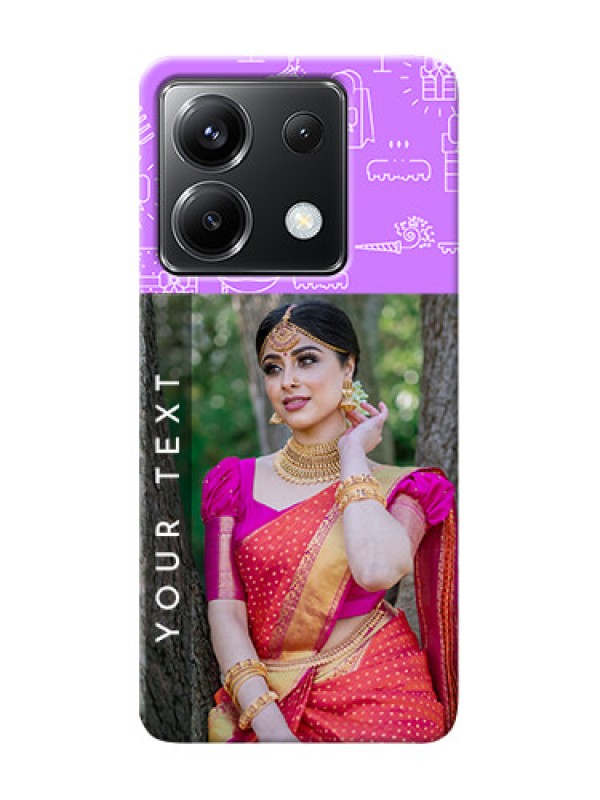 Custom Poco X6 5G Personalized Phone Cases: Birthday Icons Design