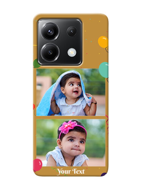Custom Poco X6 5G Phone Covers: Image Holder with Birthday Celebrations Design