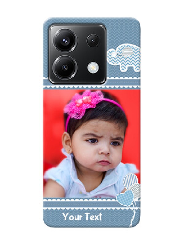 Custom Poco X6 5G Custom Phone Covers with Kids Pattern Design