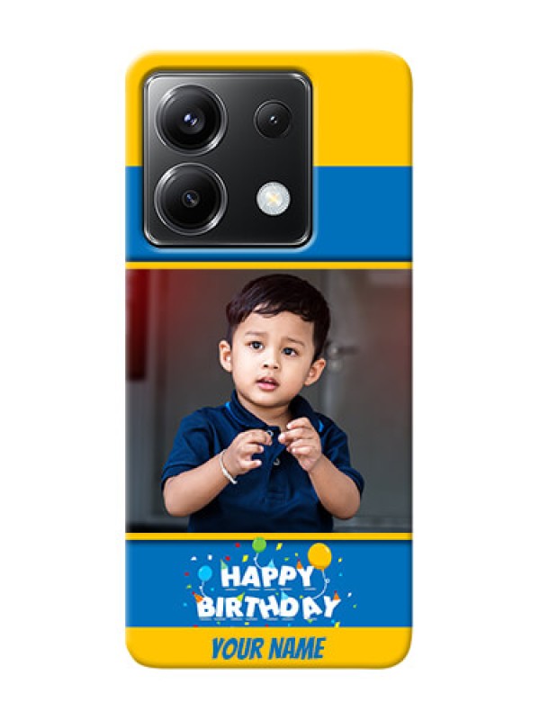 Custom Poco X6 5G Mobile Back Covers Online: Birthday Wishes Design