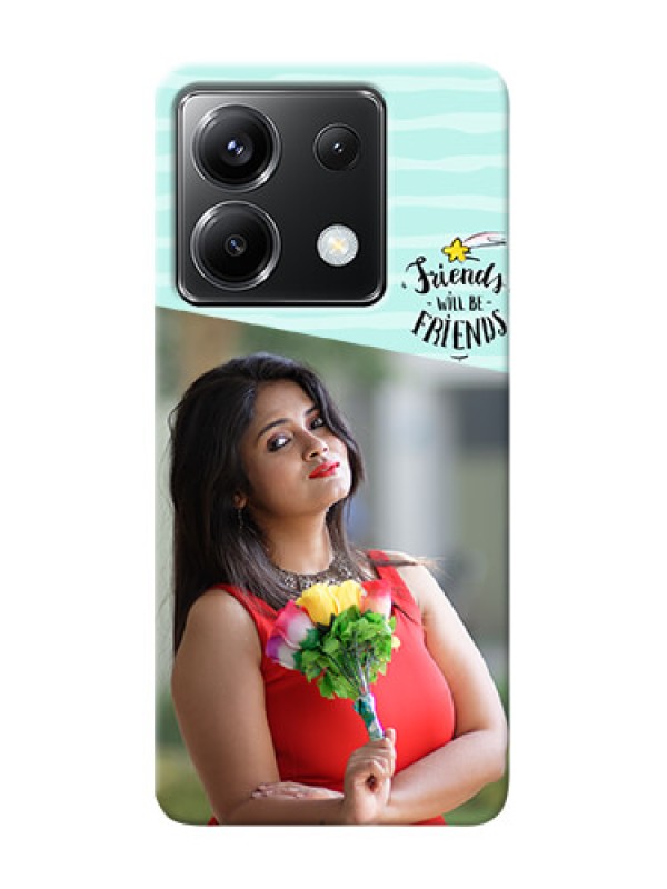 Custom Poco X6 5G Mobile Back Covers: Friends Picture Icon Design