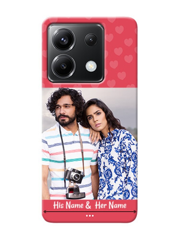 Custom Poco X6 5G Mobile Cases: Simple Love Design