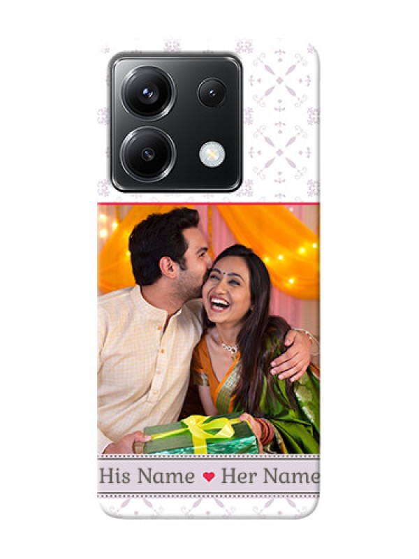 Custom Poco X6 5G Phone Cases with Photo and Ethnic Design