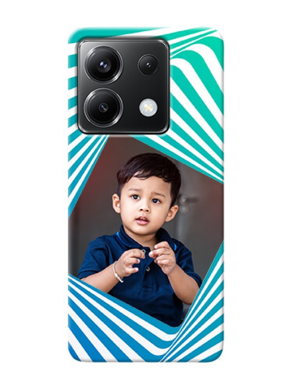 Custom Poco X6 5G Personalised Mobile Covers: Abstract Spiral Design