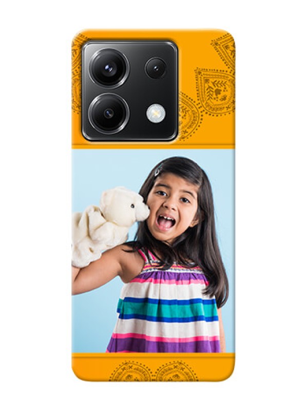 Custom Poco X6 5G custom mobile back covers: Photo Wedding Design