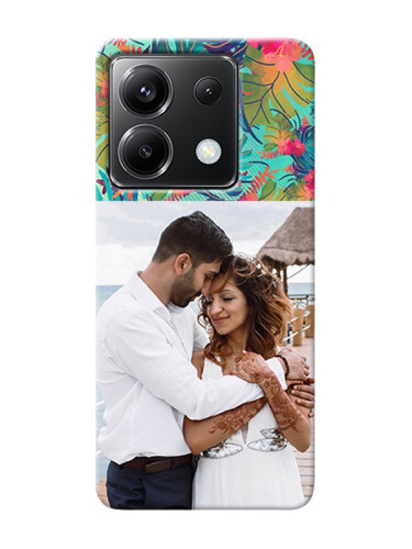 Custom Poco X6 5G Personalized Phone Cases: Watercolor Floral Design