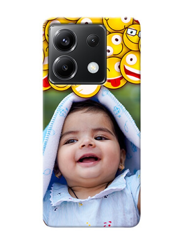 Custom Poco X6 5G Custom Phone Cases with Smiley Emoji Design