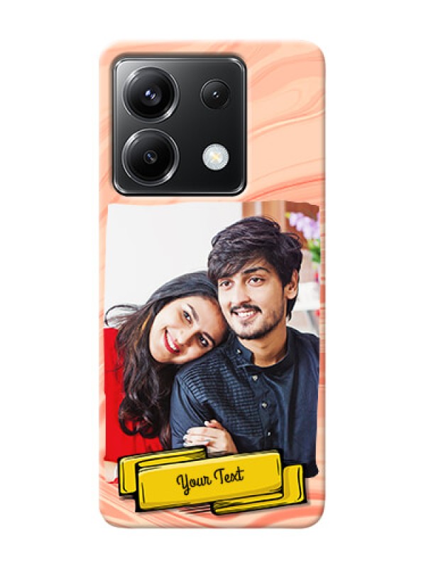 Custom Poco X6 5G Customized Phone Cases: Marble Texture Design