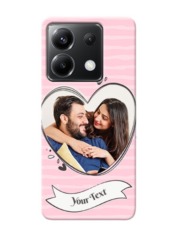 Custom Poco X6 5G custom mobile phone covers: Vintage Heart Design