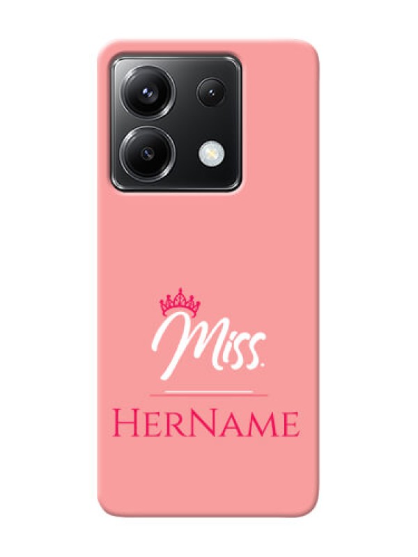 Custom Poco X6 5G Custom Phone Case Mrs with Name