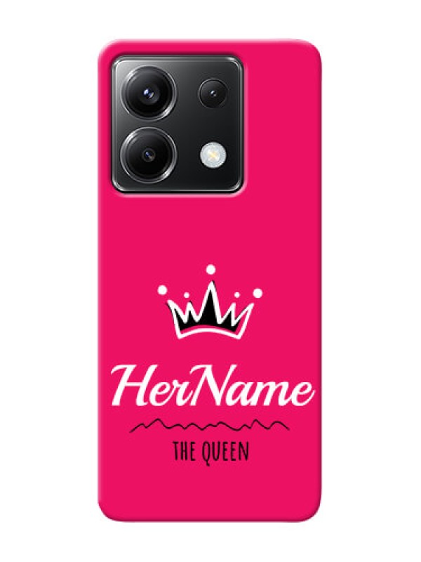 Custom Poco X6 5G Queen Phone Case with Name