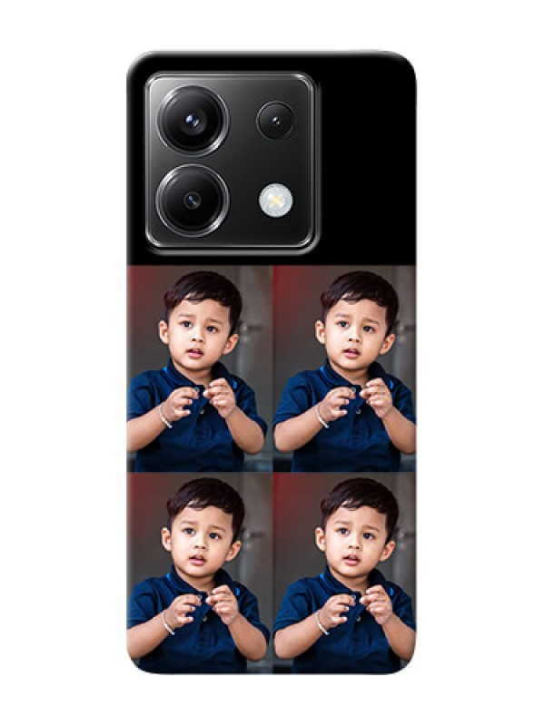 Custom Poco X6 5G 4 Image Holder on Mobile Cover