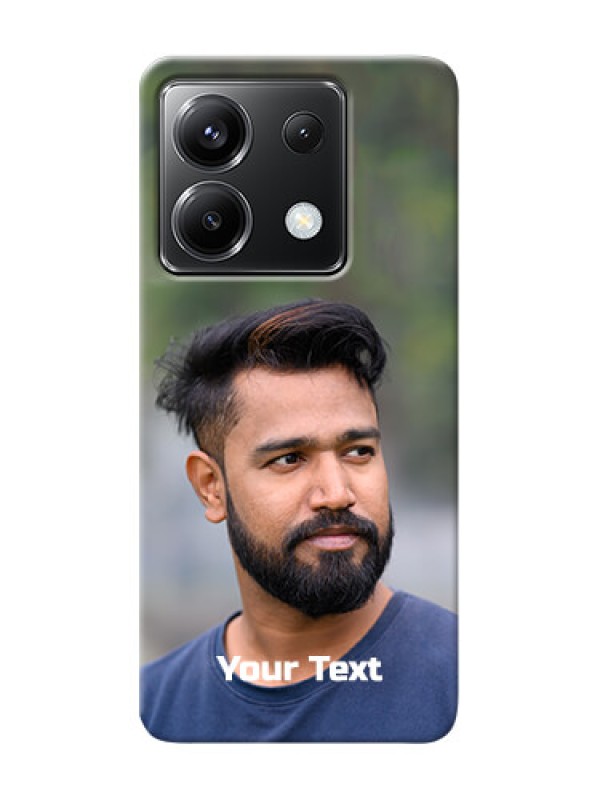 Custom Poco X6 5G Mobile Cover: Photo with Text