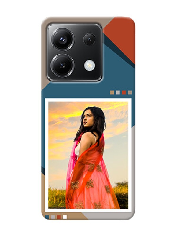 Custom Poco X6 5G Personalized Phone Case with Retro color pallet Design