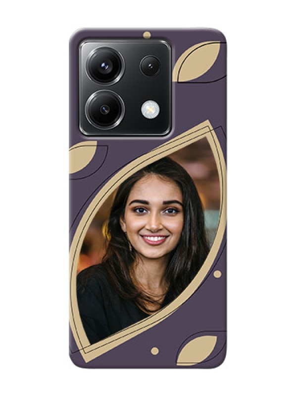 Custom Poco X6 5G Custom Mobile Case with Falling Leaf Design