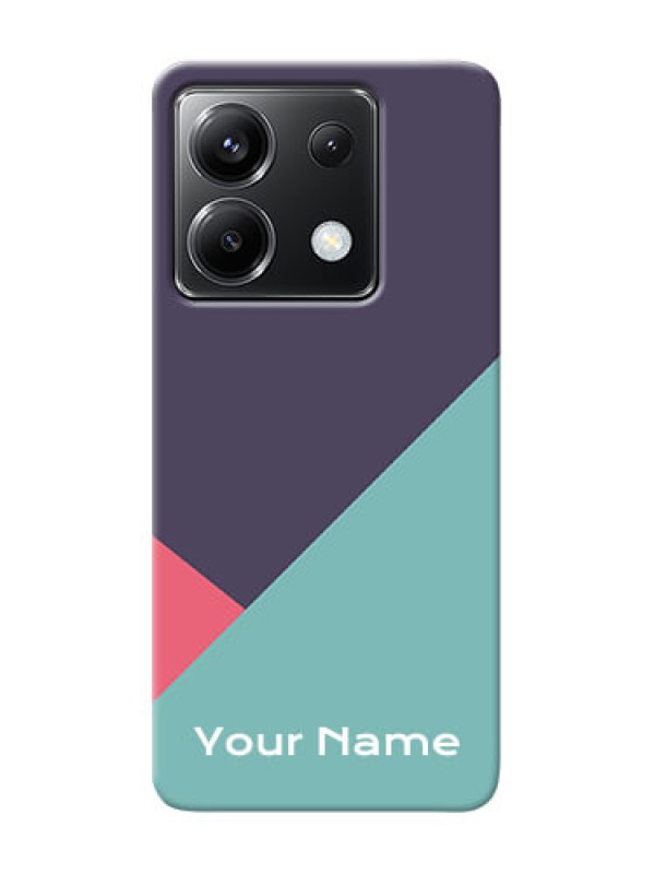 Custom Poco X6 5G Custom Mobile Case with Tri Color abstract Design