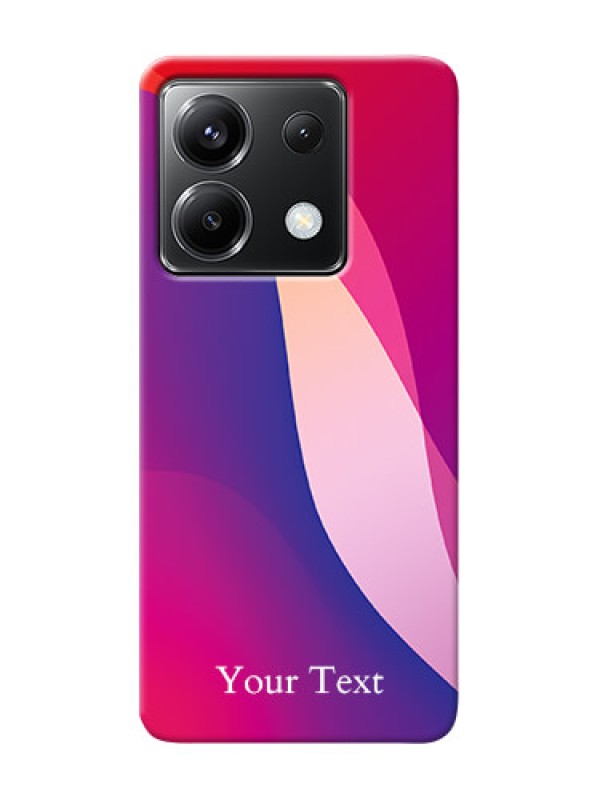 Custom Poco X6 5G Personalized Phone Case with Digital abstract Overlap Design