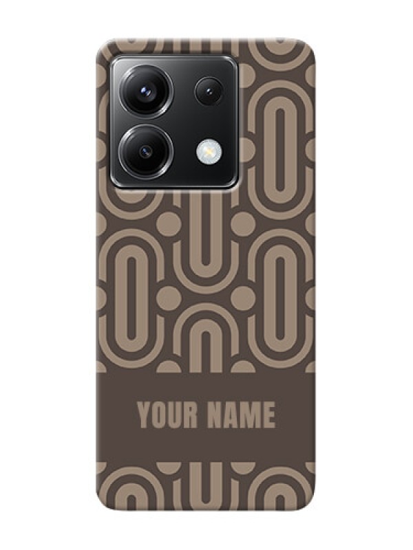 Custom Poco X6 5G Custom Phone Case with Captivating Zero Pattern Design