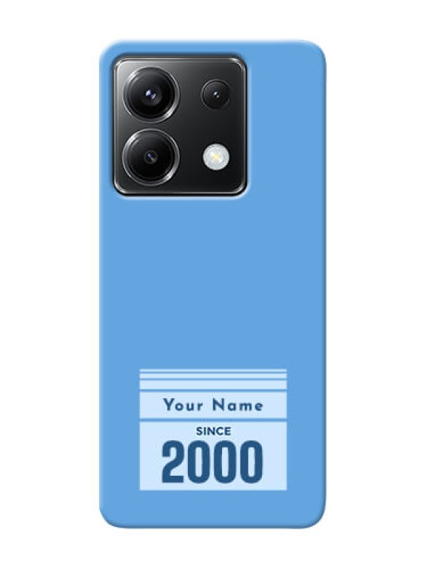 Custom Poco X6 5G Custom Mobile Case with Custom Year of birth Design