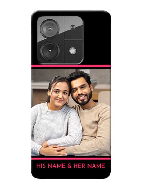 Custom Poco X6 Neo 5G Mobile Covers With Add Text Design