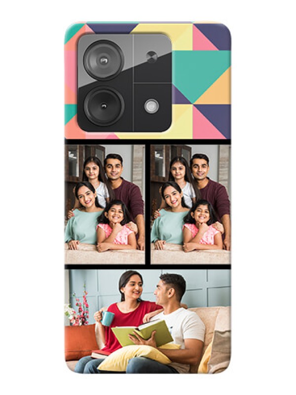 Custom Poco X6 Neo 5G personalised phone covers: Bulk Pic Upload Design