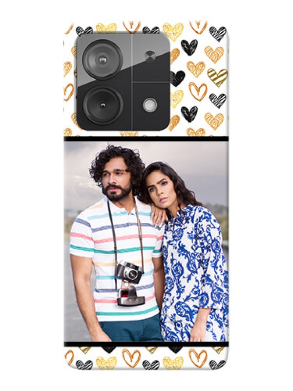 Custom Poco X6 Neo 5G Personalized Mobile Cases: Love Symbol Design