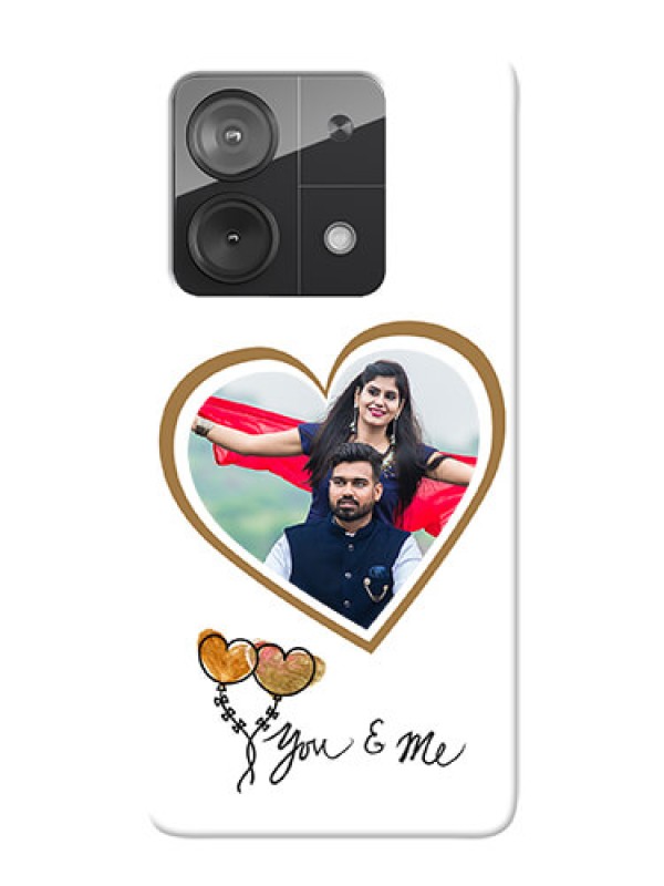 Custom Poco X6 Neo 5G customized phone cases: You & Me Design
