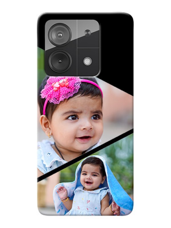 Custom Poco X6 Neo 5G mobile back covers online: Semi Cut Design