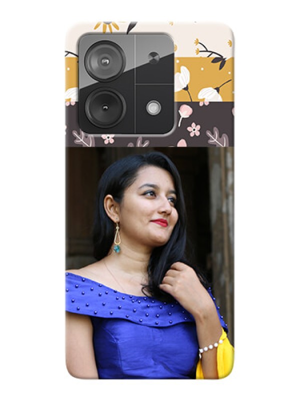 Custom Poco X6 Neo 5G mobile cases online: Stylish Floral Design