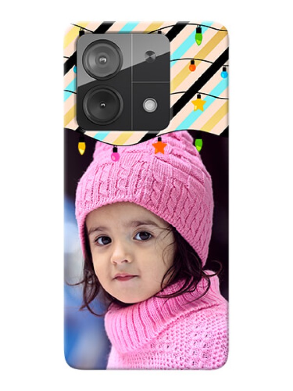 Custom Poco X6 Neo 5G Personalized Mobile Covers: Lights Hanging Design