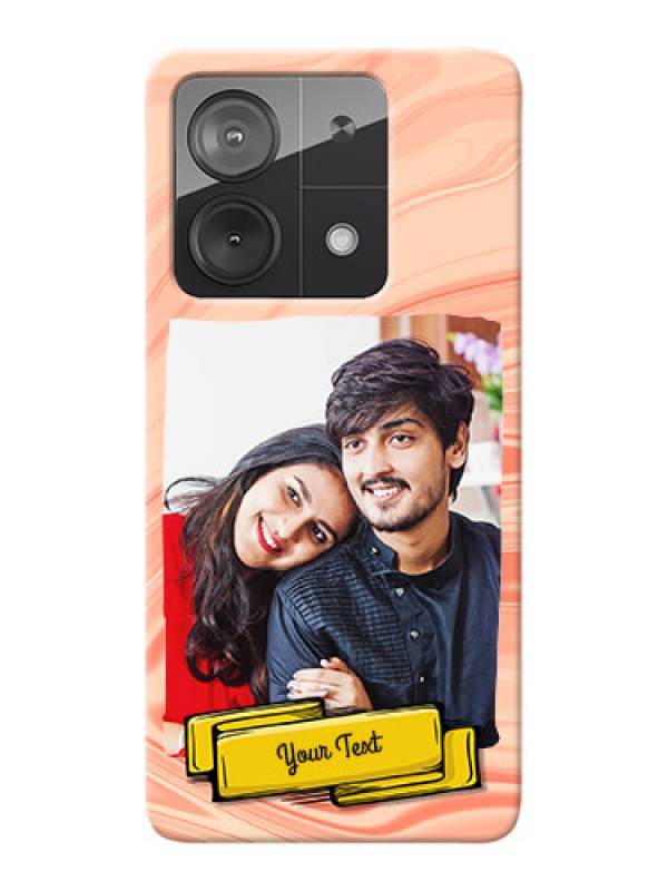 Custom Poco X6 Neo 5G Customized Phone Cases: Marble Texture Design