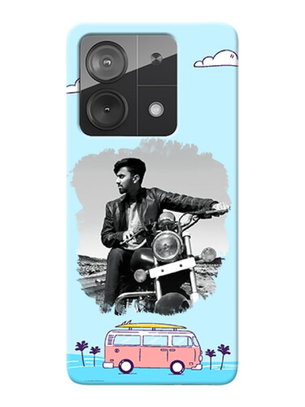 Custom Poco X6 Neo 5G Mobile Covers Online: Travel & Adventure Design