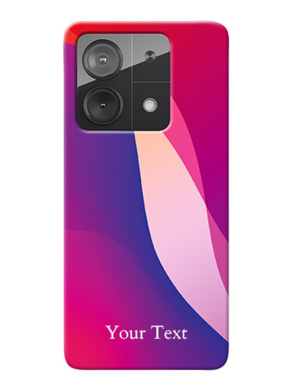Custom Poco X6 Neo 5G Personalized Phone Case with Digital abstract Overlap Design