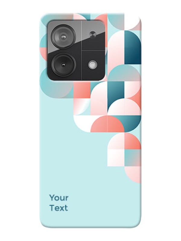 Custom Poco X6 Neo 5G Custom Phone Case with Stylish Semiwithcircle Pattern Design