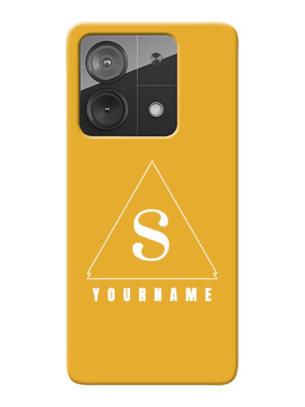 Custom Poco X6 Neo 5G Personalized Phone Case with simple triangle Design