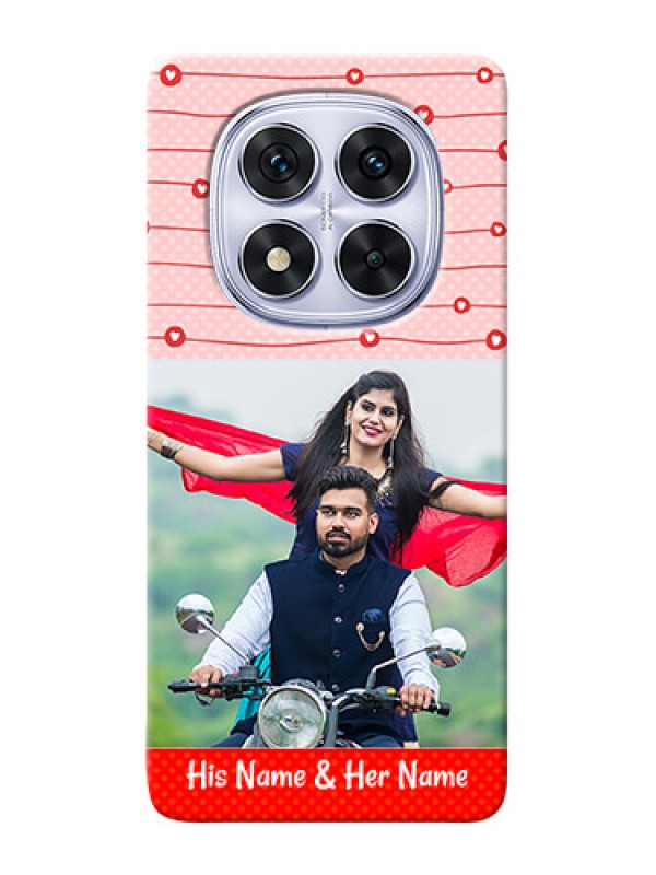 Custom Poco X7 5G Custom Phone Cases: Red Pattern Case Design