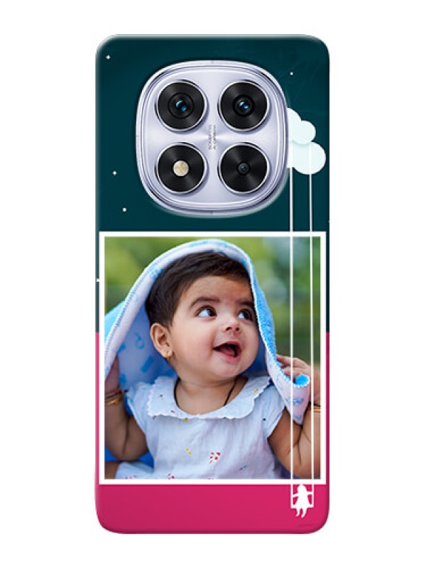 Custom Poco X7 5G custom phone covers: Cute Girl with Cloud Design