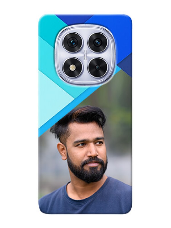 Custom Poco X7 5G Phone Cases Online: Blue Abstract Cover Design