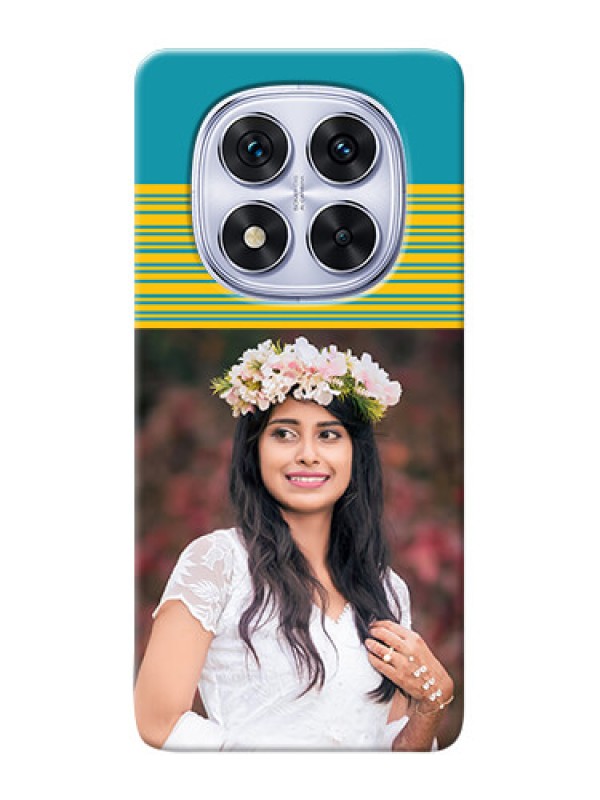 Custom Poco X7 5G personalized phone covers: Yellow And Blue Design