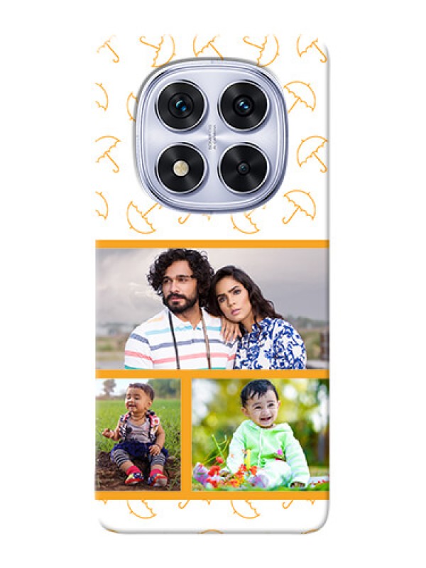 Custom Poco X7 5G Personalised Phone Cases: Yellow Pattern Design