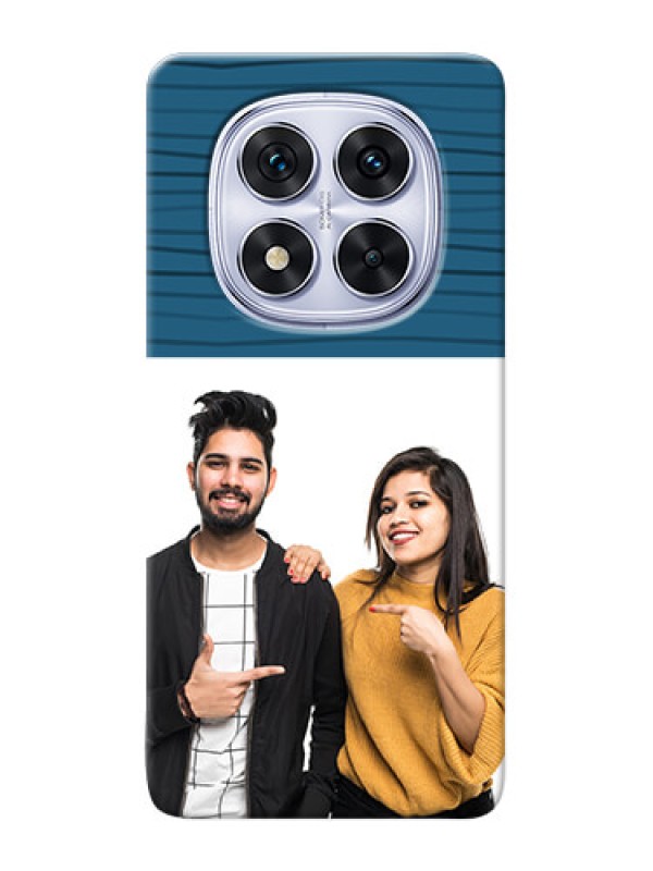 Custom Poco X7 5G Custom Phone Cases: Blue Pattern Cover Design