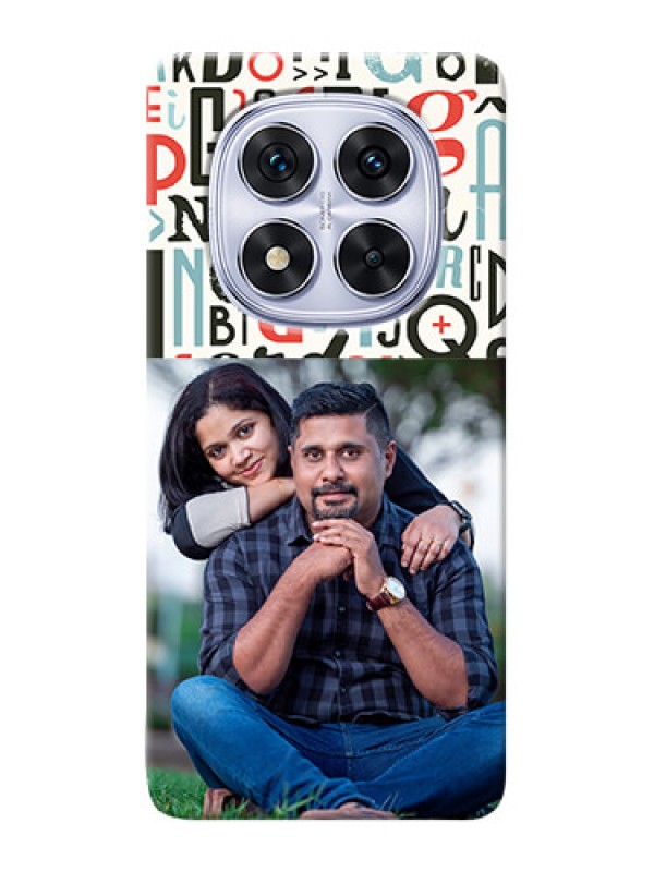 Custom Poco X7 5G custom mobile phone covers: Alphabet Design