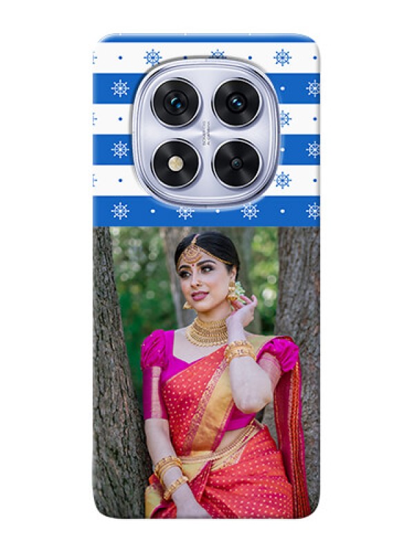 Custom Poco X7 5G custom mobile covers: Snow Pattern Design