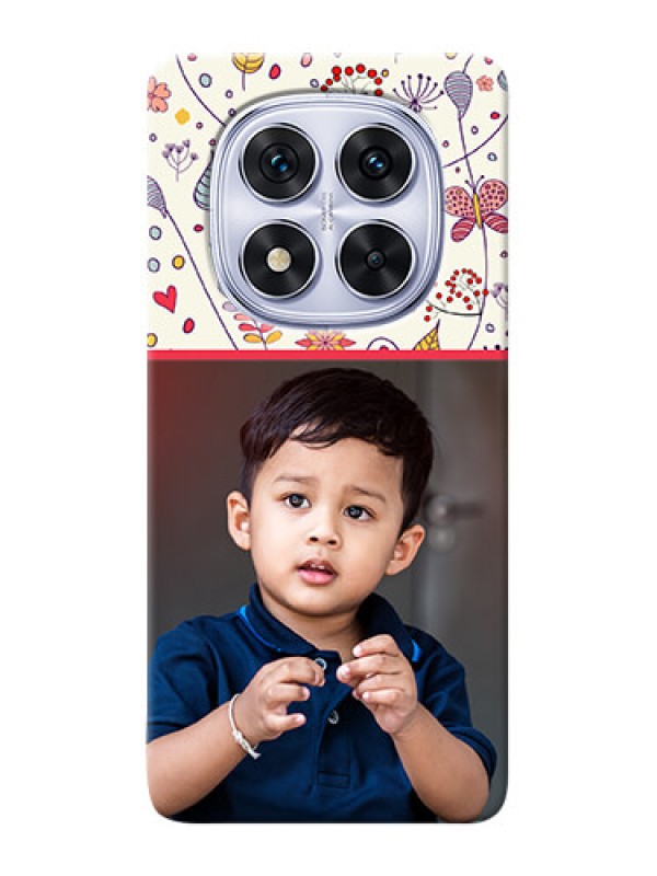 Custom Poco X7 5G phone back covers: Premium Floral Design