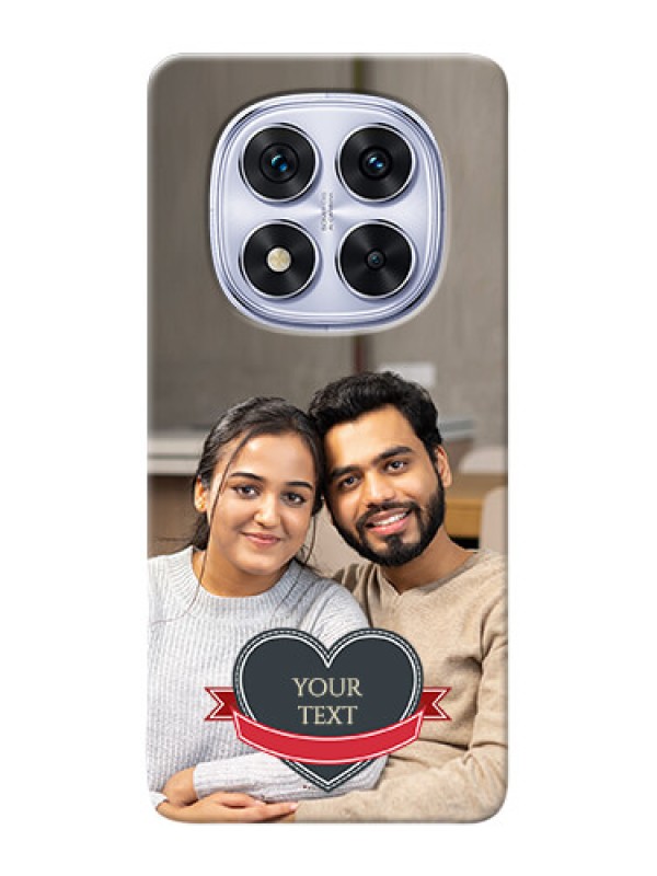 Custom Poco X7 5G mobile back covers online: Just Married Couple Design