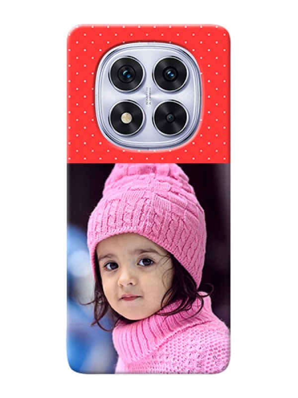 Custom Poco X7 5G personalised phone covers: Red Pattern Design