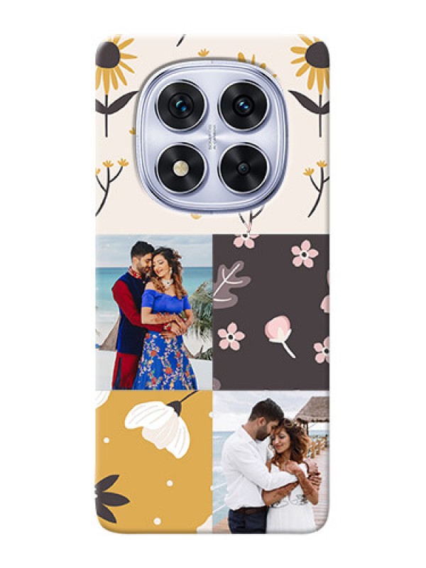 Custom Poco X7 5G phone cases online: 3 Images with Floral Design