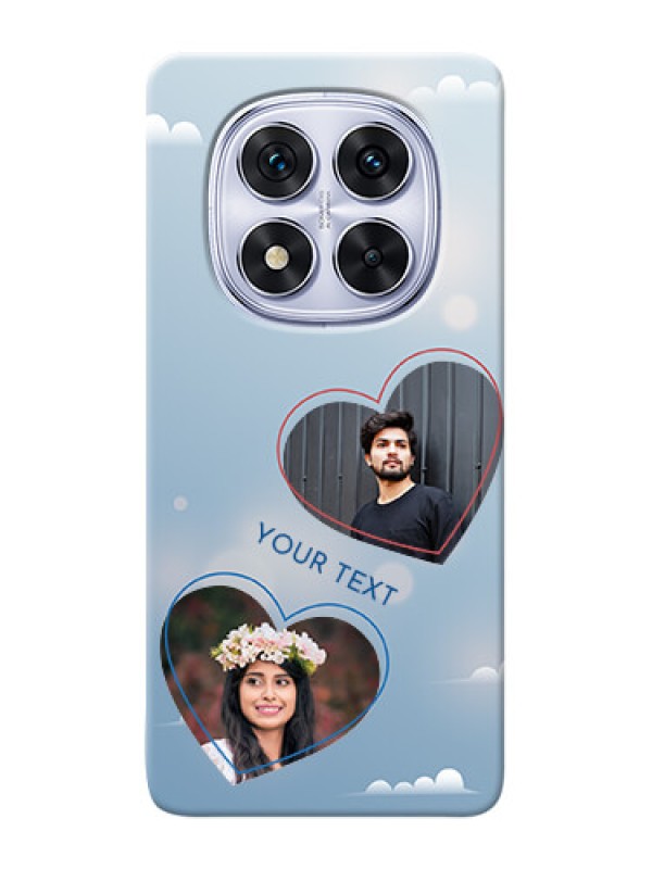 Custom Poco X7 5G Phone Cases: Blue Color Couple Design