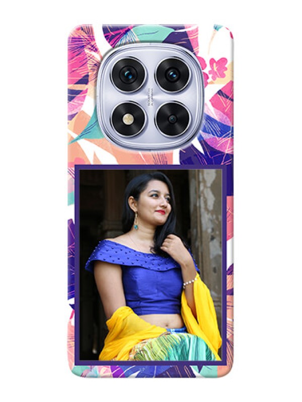 Custom Poco X7 5G Personalised Phone Cases: Abstract Floral Design